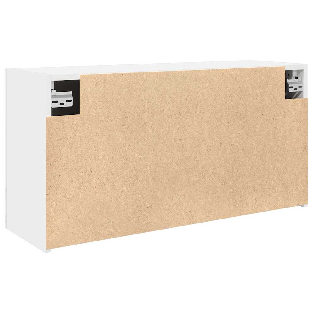 Baderomsskap Hvit 80x25x40 cm