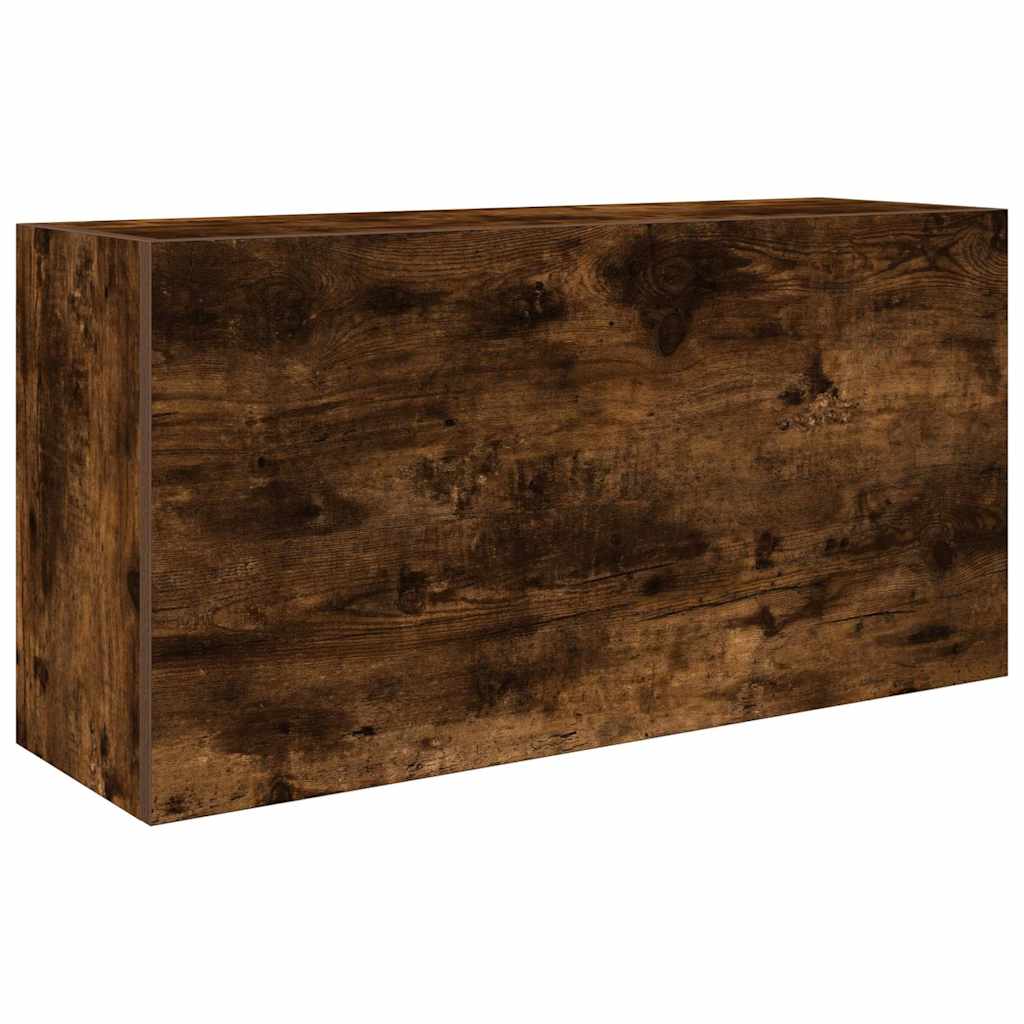 Baderomsskap Røkt Eik 80x25x40 cm