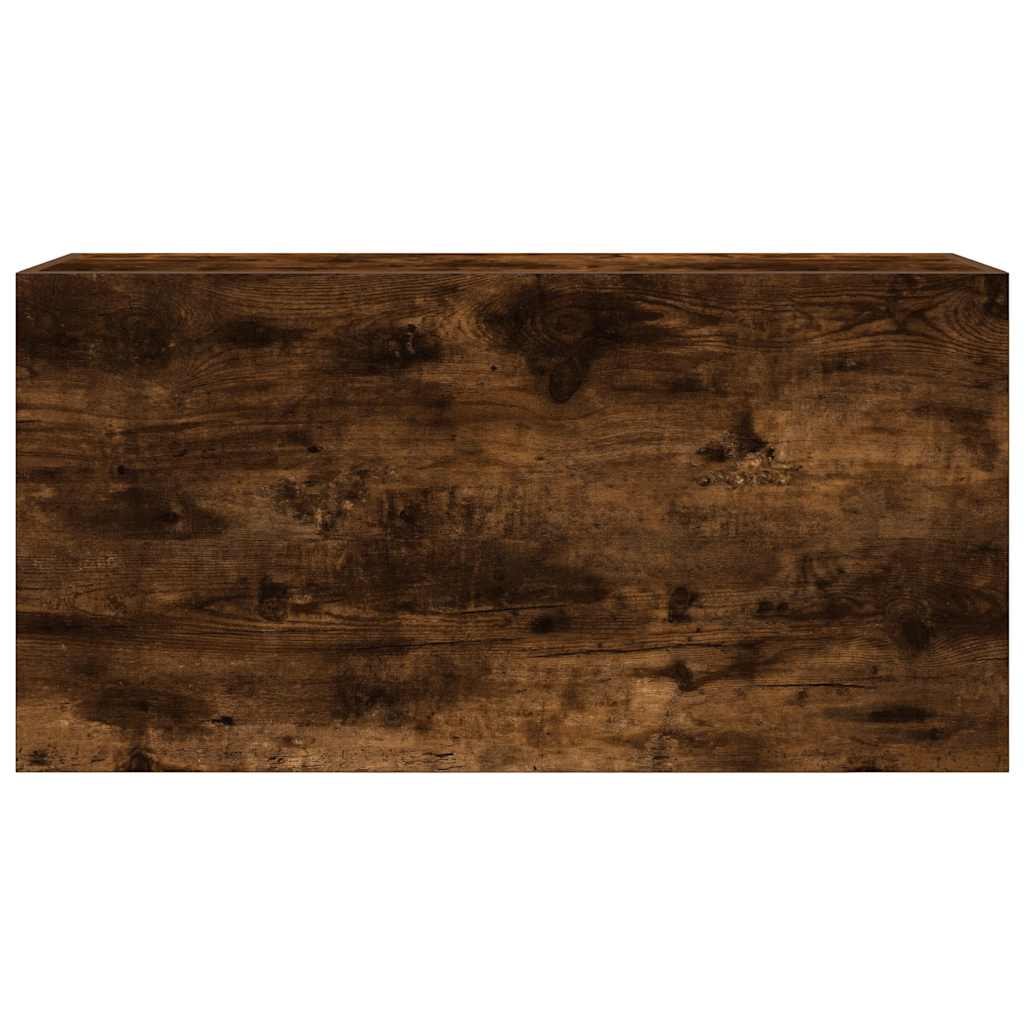 Baderomsskap Røkt Eik 80x25x40 cm