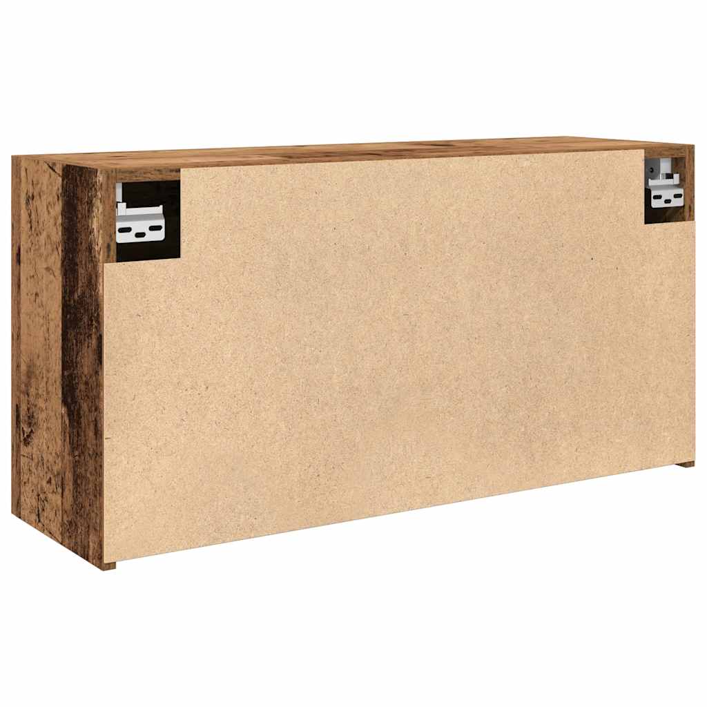 Baderomsskap Gammelt Tre 80x25x40 cm