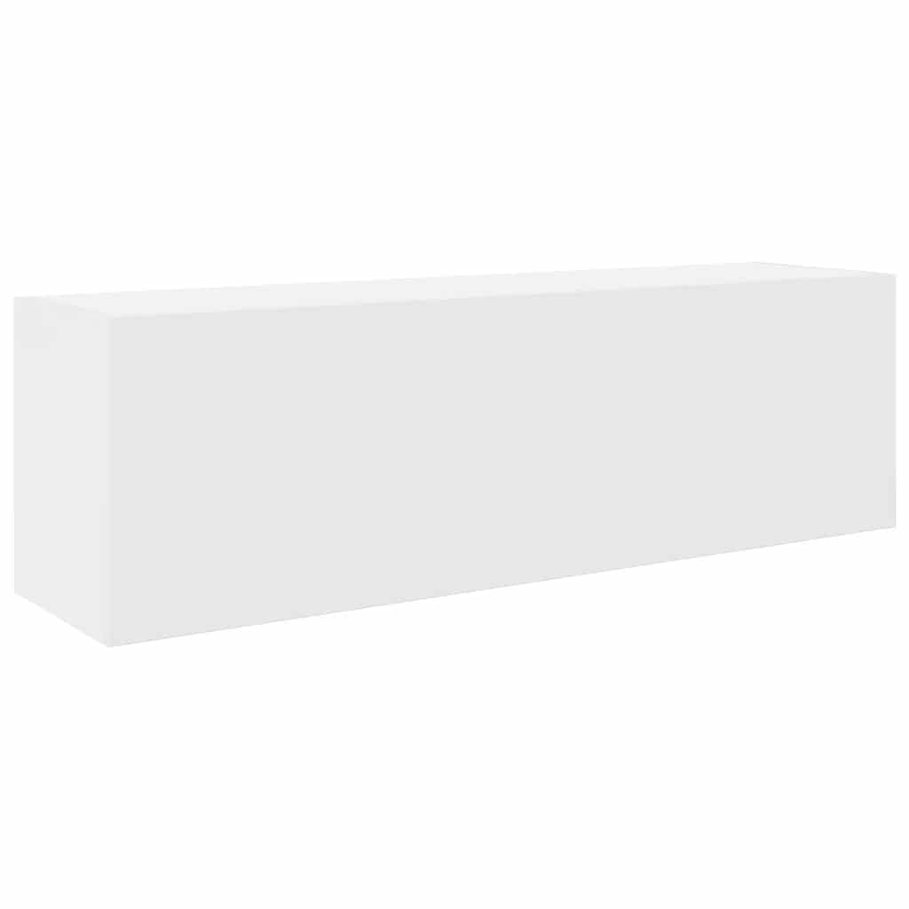 Baderomsskap Hvit 100x25x30 cm