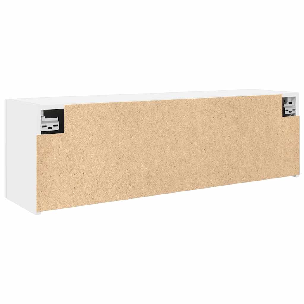 Baderomsskap Hvit 100x25x30 cm