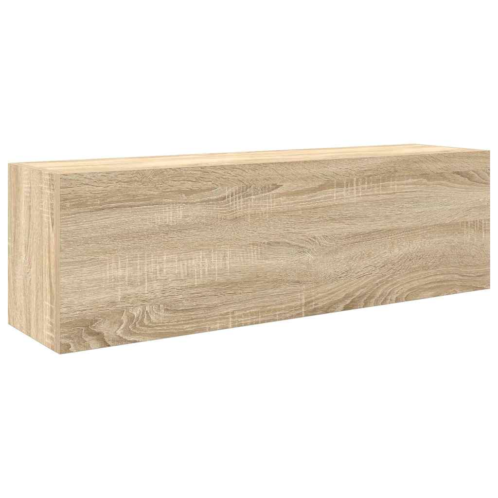 Baderomsskap Sonoma Eik 100x25x30 cm