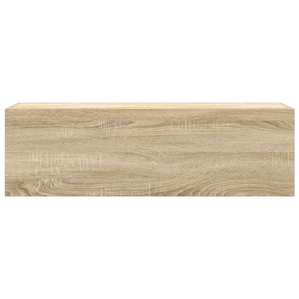 Baderomsskap Sonoma Eik 100x25x30 cm