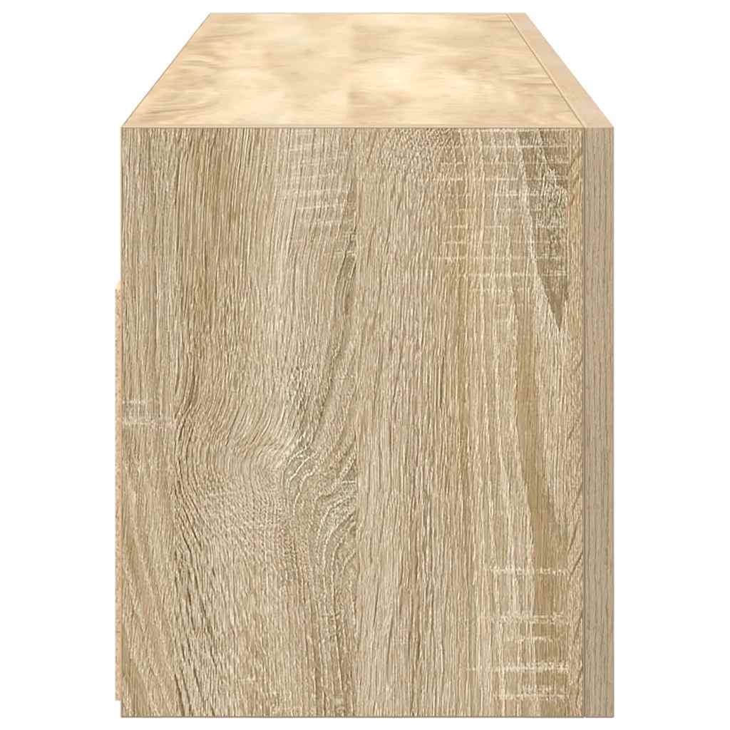 Baderomsskap Sonoma Eik 100x25x30 cm