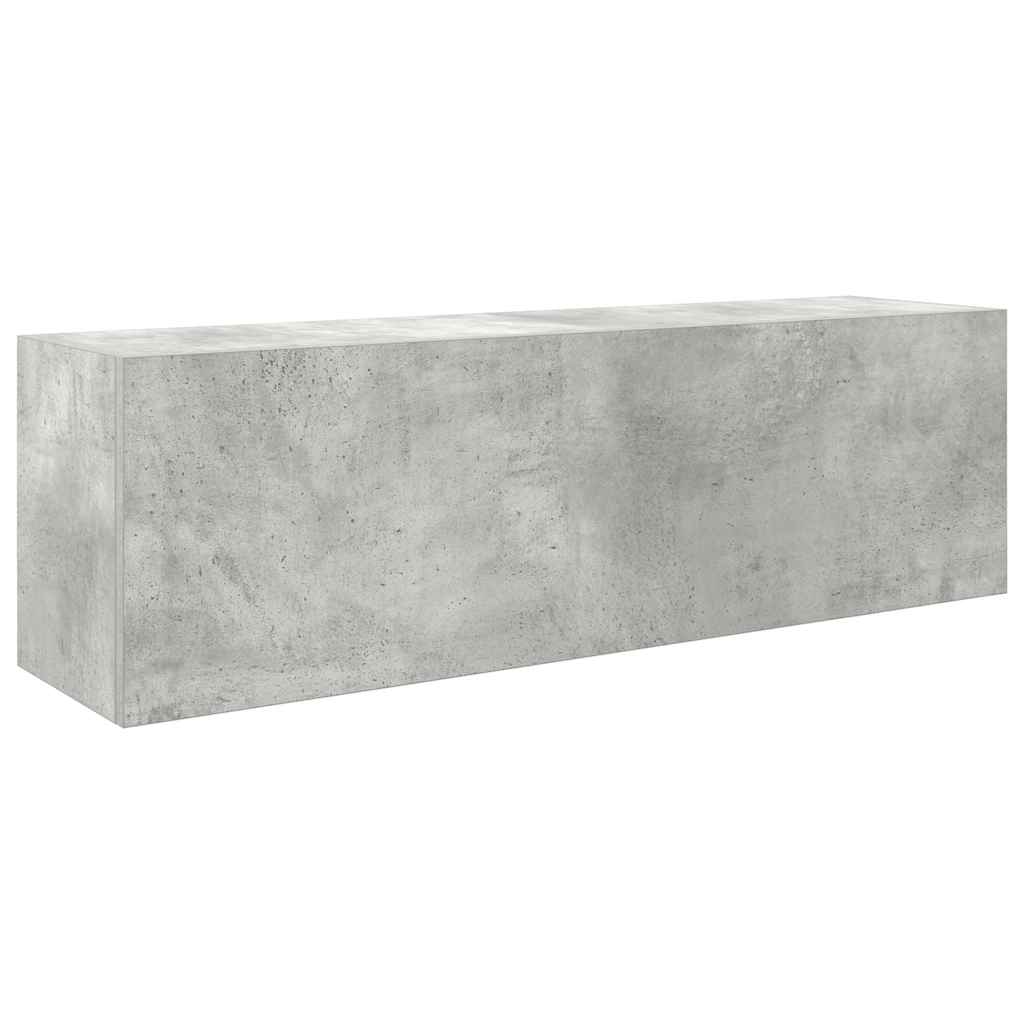 Baderomsskap Betonggrå 100x25x30 cm