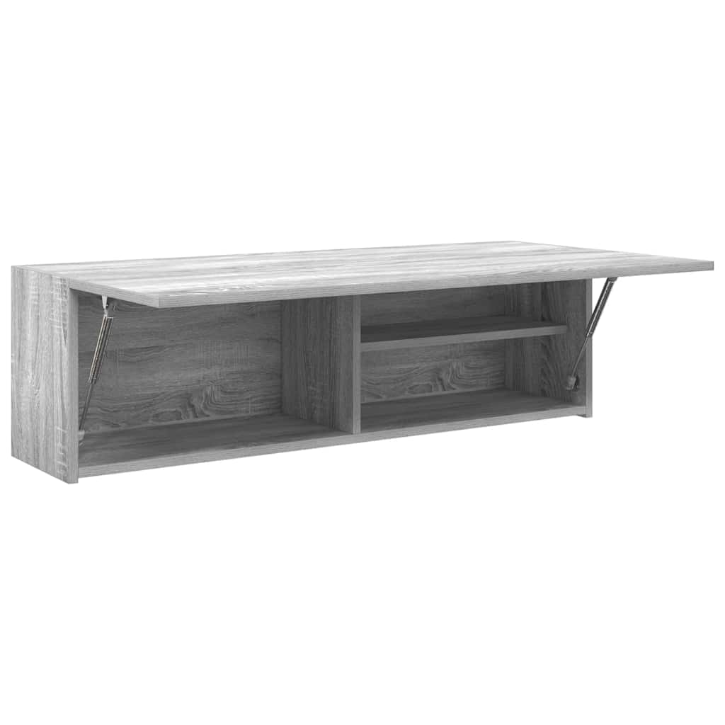 Baderomsskap Sonoma Grå 100x25x30 cm