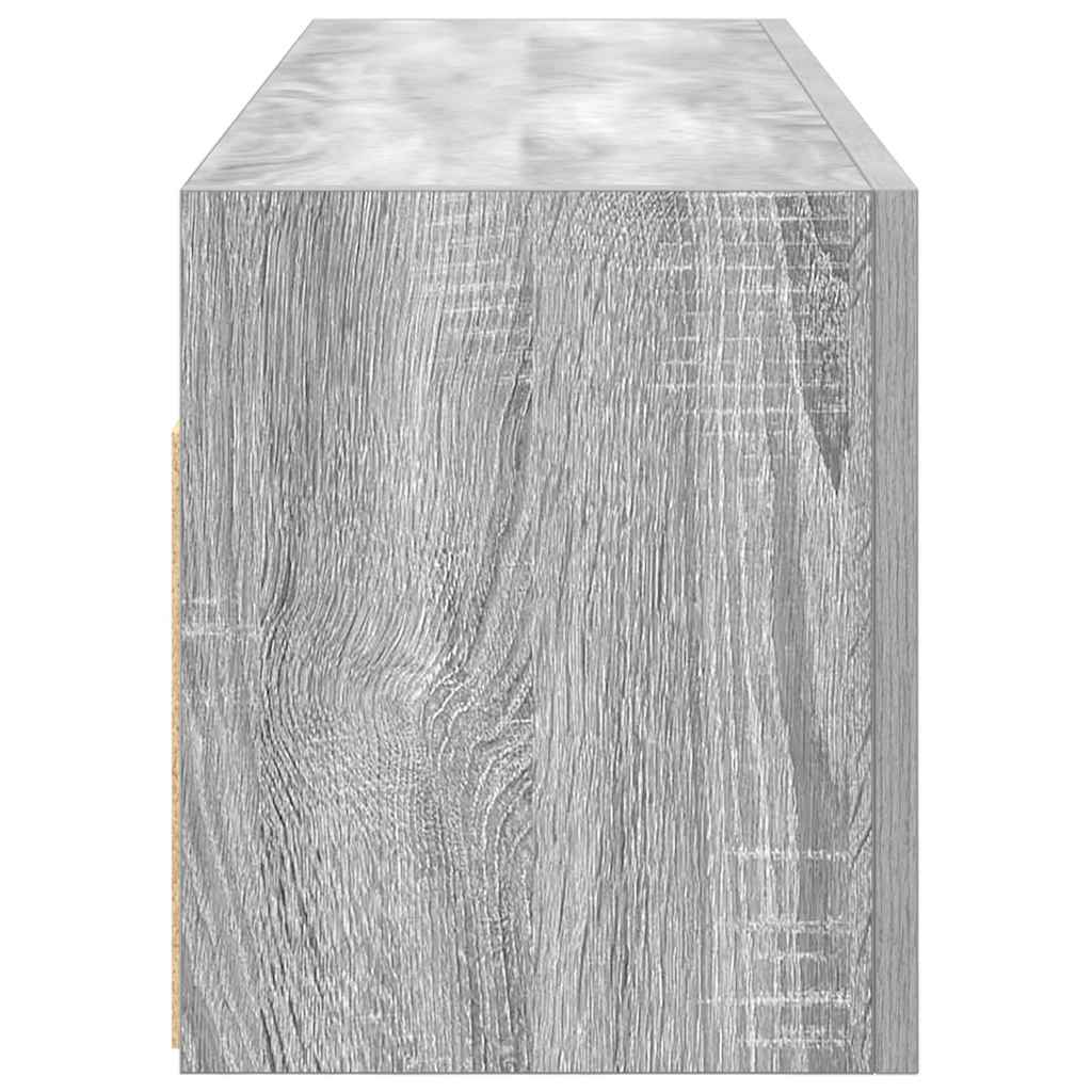Baderomsskap Sonoma Grå 100x25x30 cm