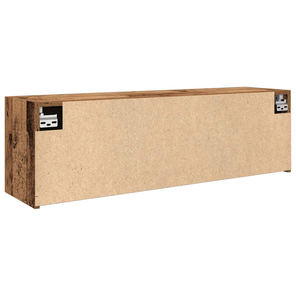 Baderomsskap Gammelt Tre 100x25x30 cm