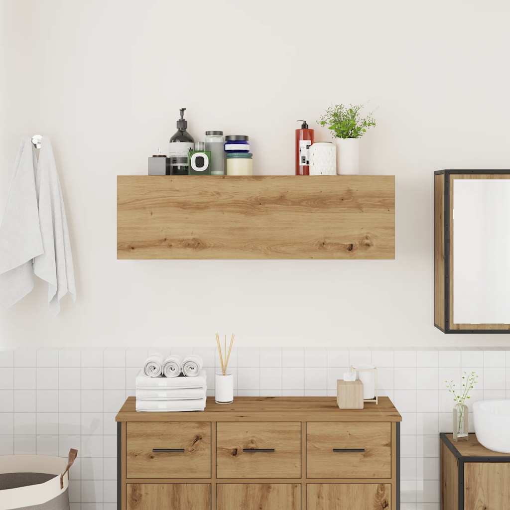 Baderomsskap Artisan Eik 100x25x30 cm