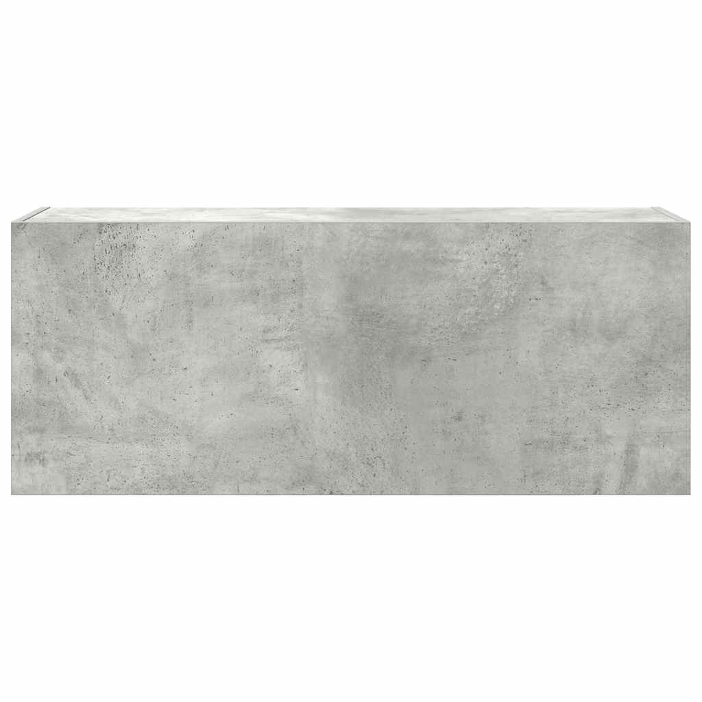 Baderomsskap Betonggrå 100x25x40 cm