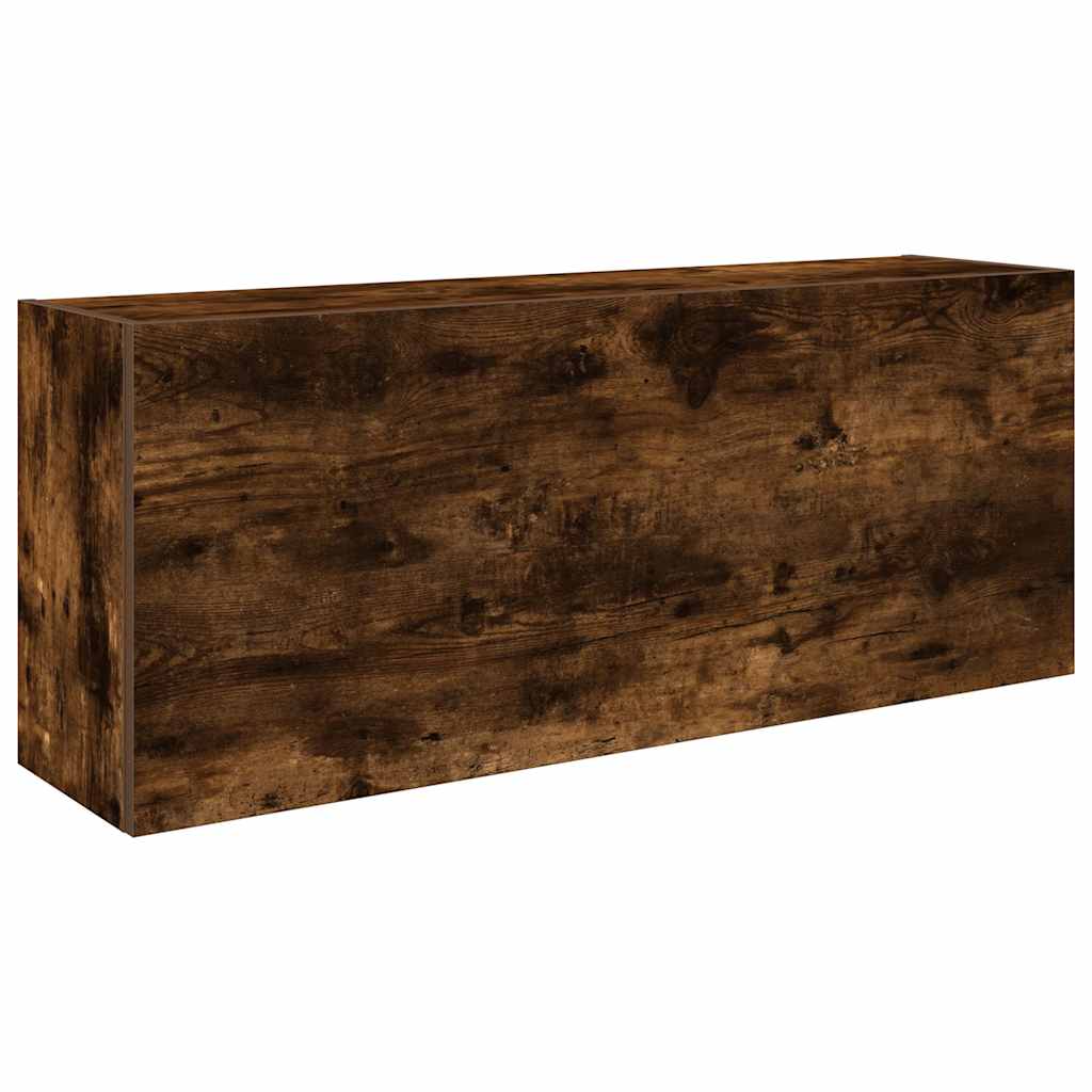 Baderomsskap Røkt Eik 100x25x40 cm