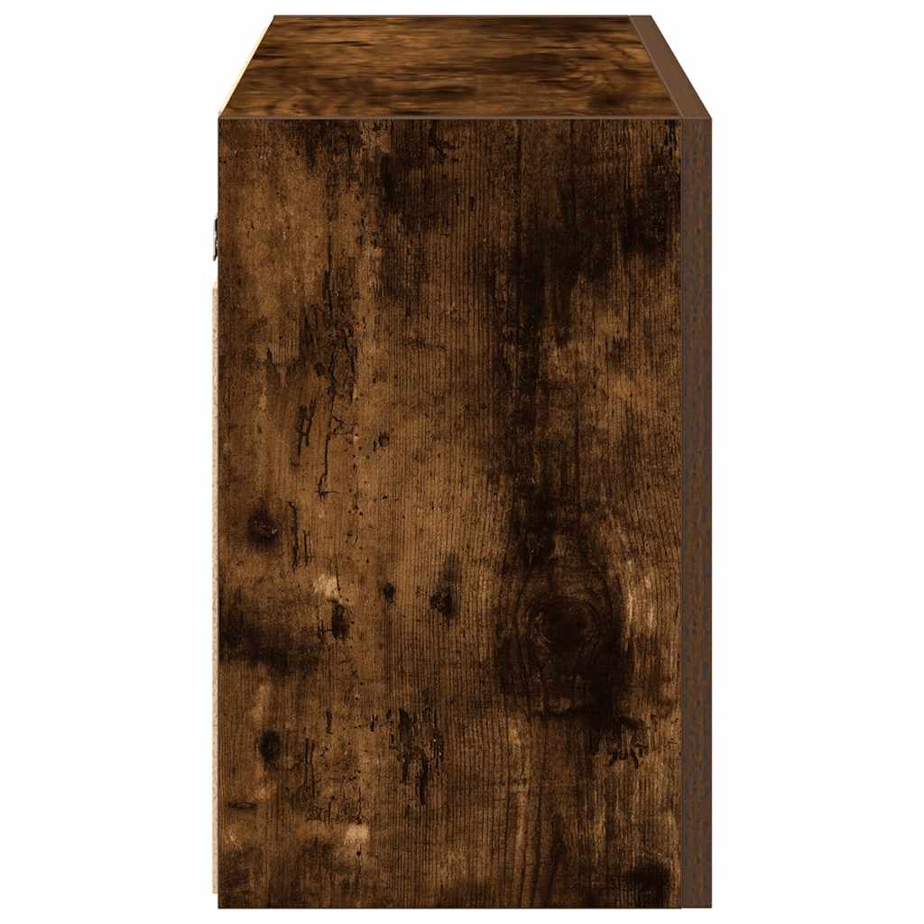 Baderomsskap Røkt Eik 100x25x40 cm