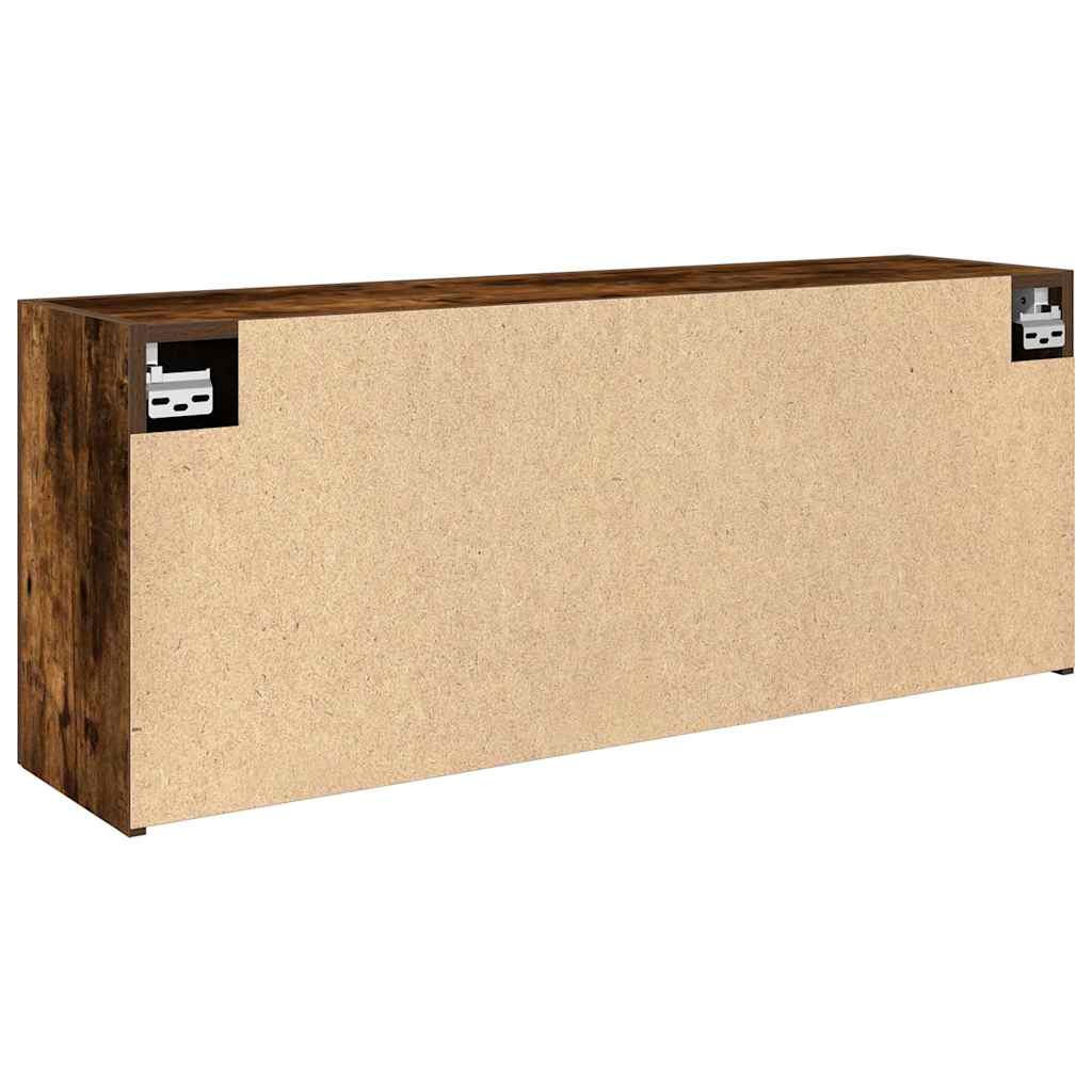 Baderomsskap Røkt Eik 100x25x40 cm