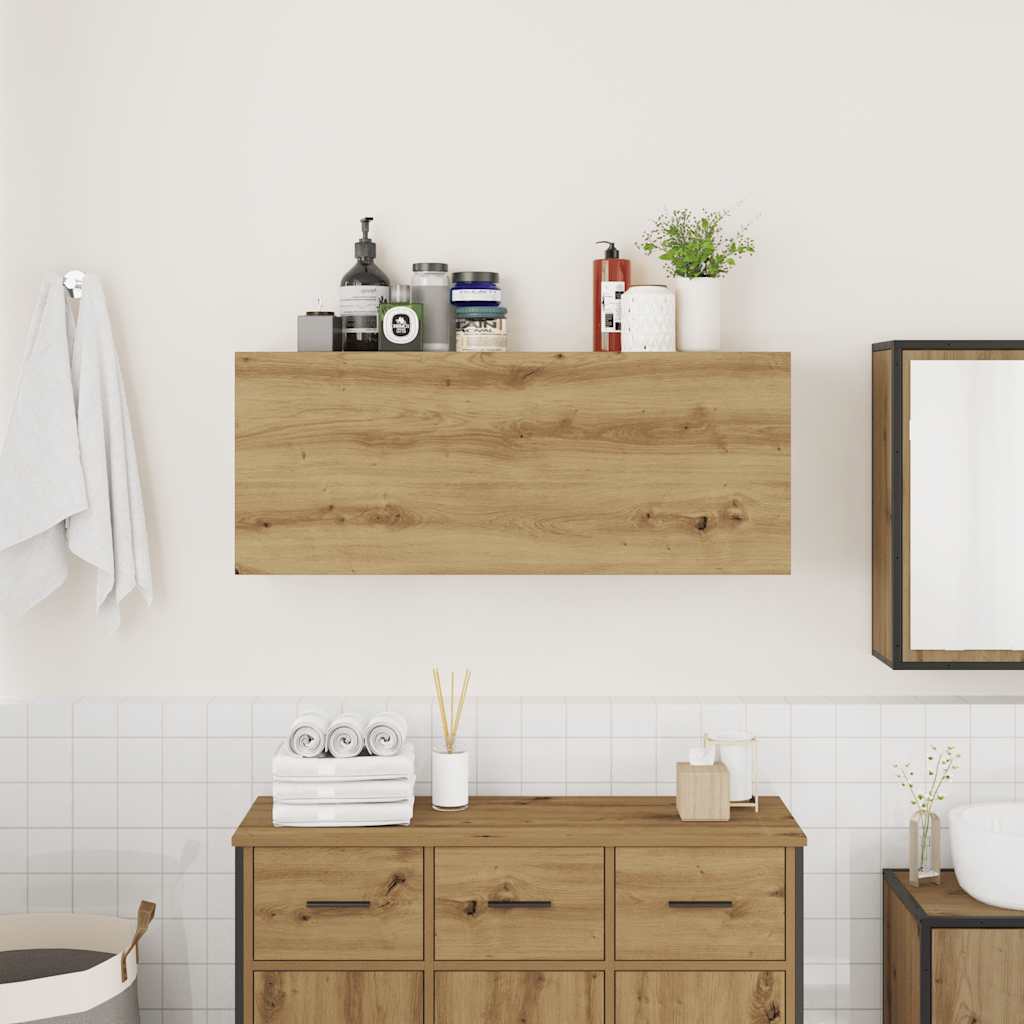 Baderomsskap Artisan Eik 100x25x40 cm