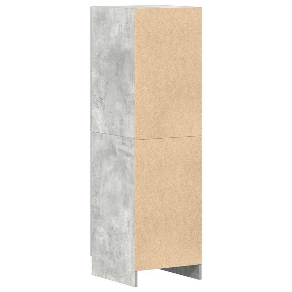 Skap Betonggrå 38x41,5x131,5 cm