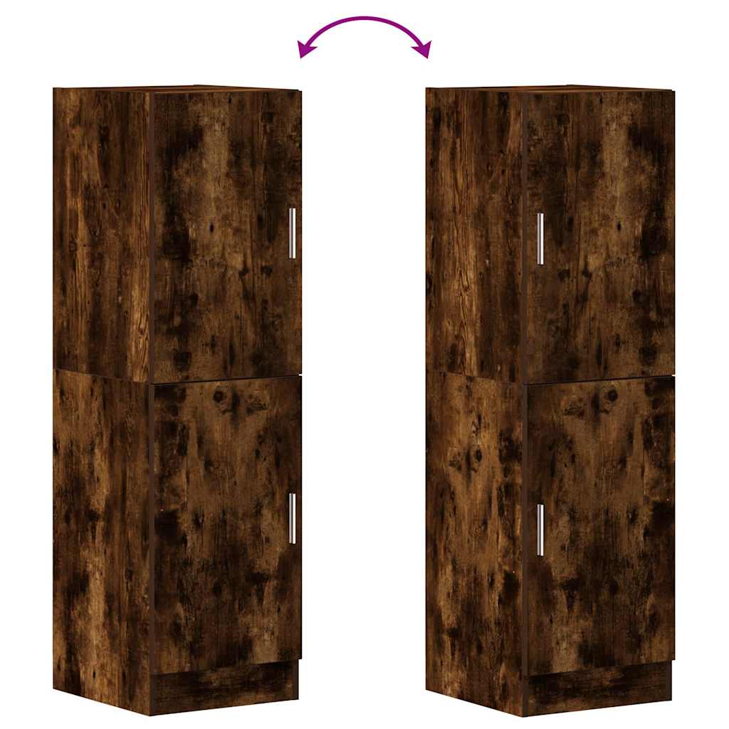 Skap Røkt Eik 38x41,5x131,5 cm