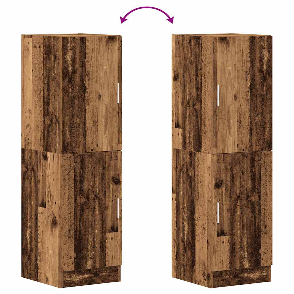Skap Gammelt Tre 38x41,5x131,5 cm