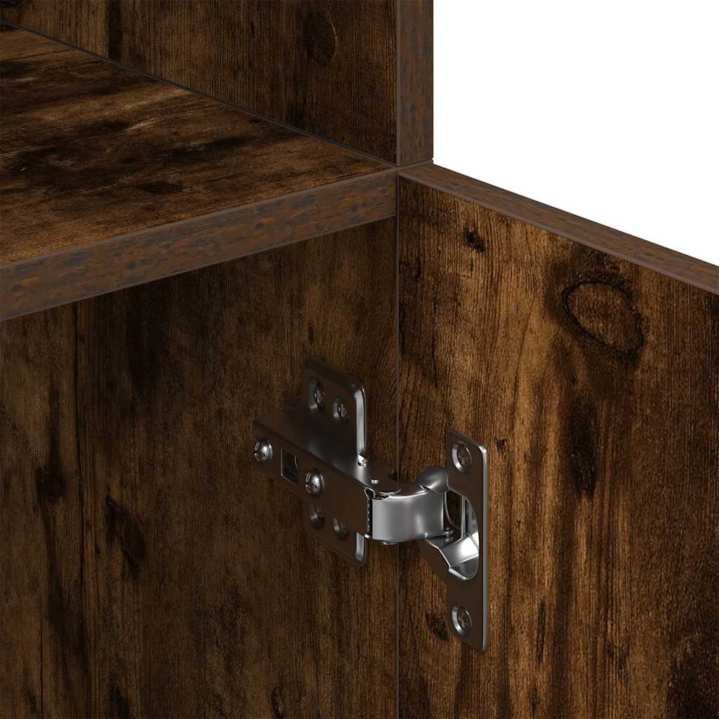 Skap Røkt Eik 57x41,5x131,5 cm