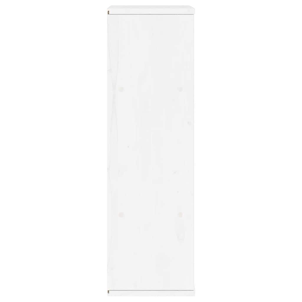 Skap hvit med skuff ODDA 40x24x79 cm heltre furu
