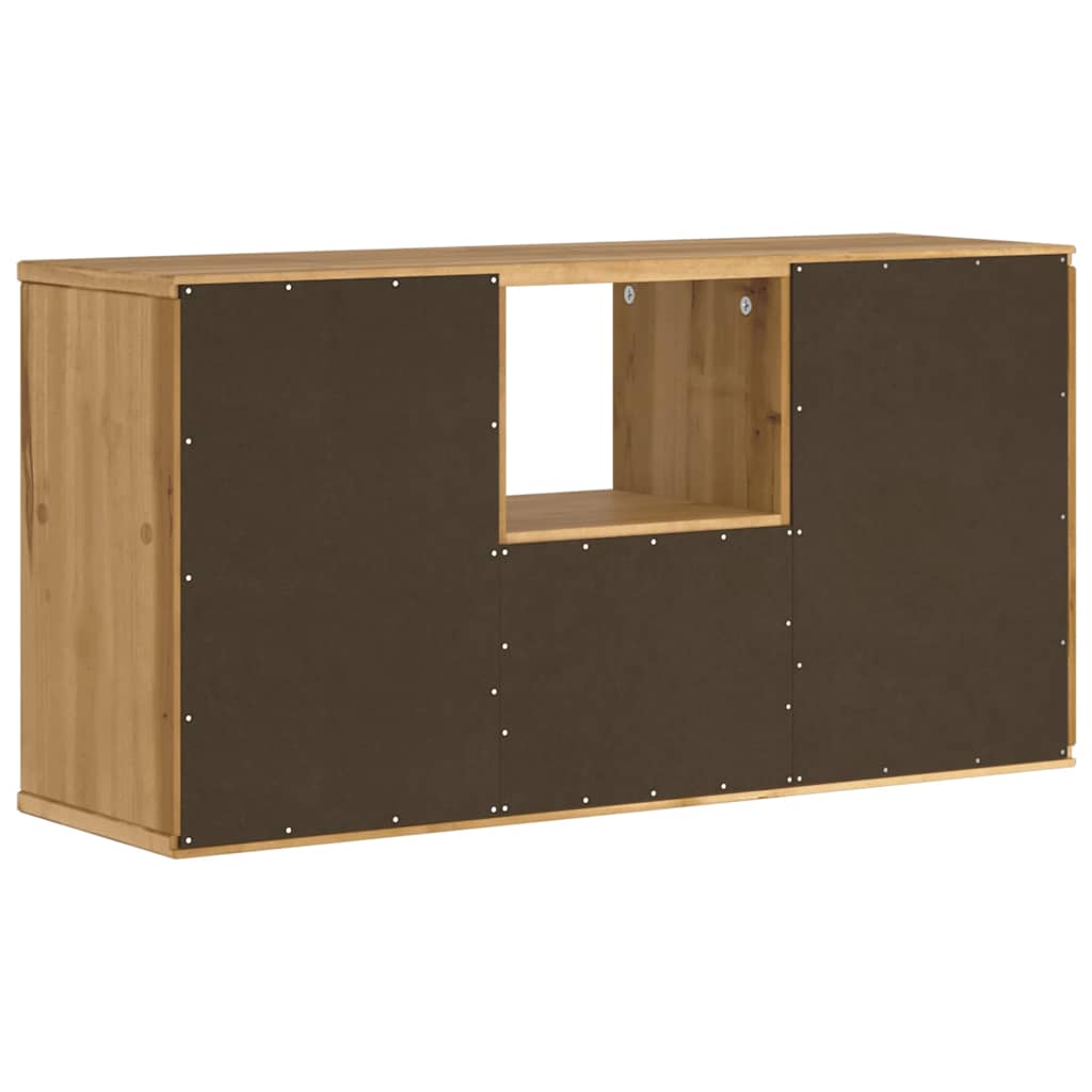 TV-Møbel Tre Tv-skap heltre furu med skuff ODDA 79x24x40 cm