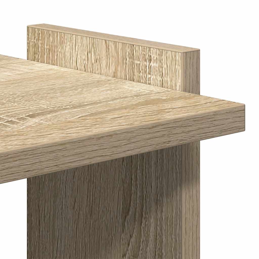 Bokhylle Sonoma Eik 3 etasjer 60x30x120 cm