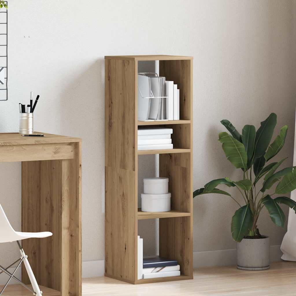 Bokhylle artisan eik 34x31x112 cm konstruert tre