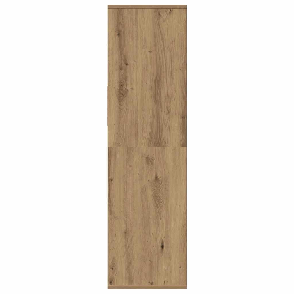 Bokhylle artisan eik 34x31x112 cm konstruert tre