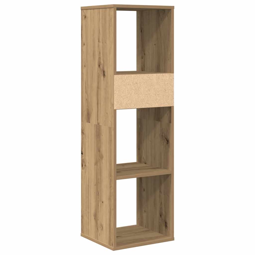 Bokhylle artisan eik 34x31x112 cm konstruert tre