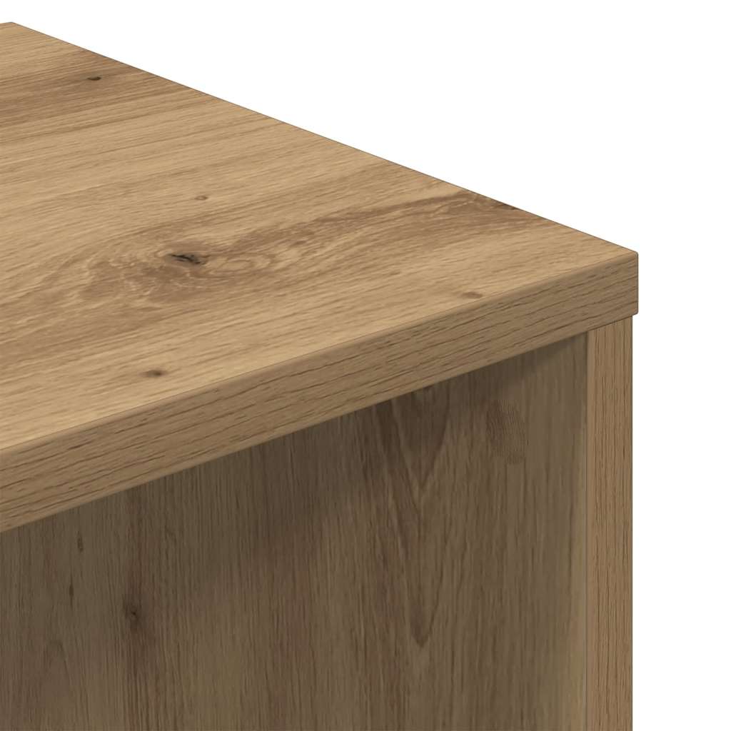 Bokhylle artisan eik 34x31x112 cm konstruert tre