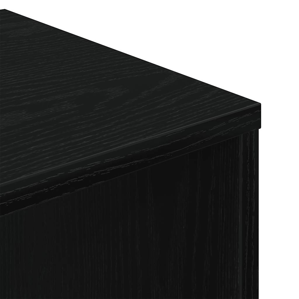 Bokhylle Svart 34x31x112 cm