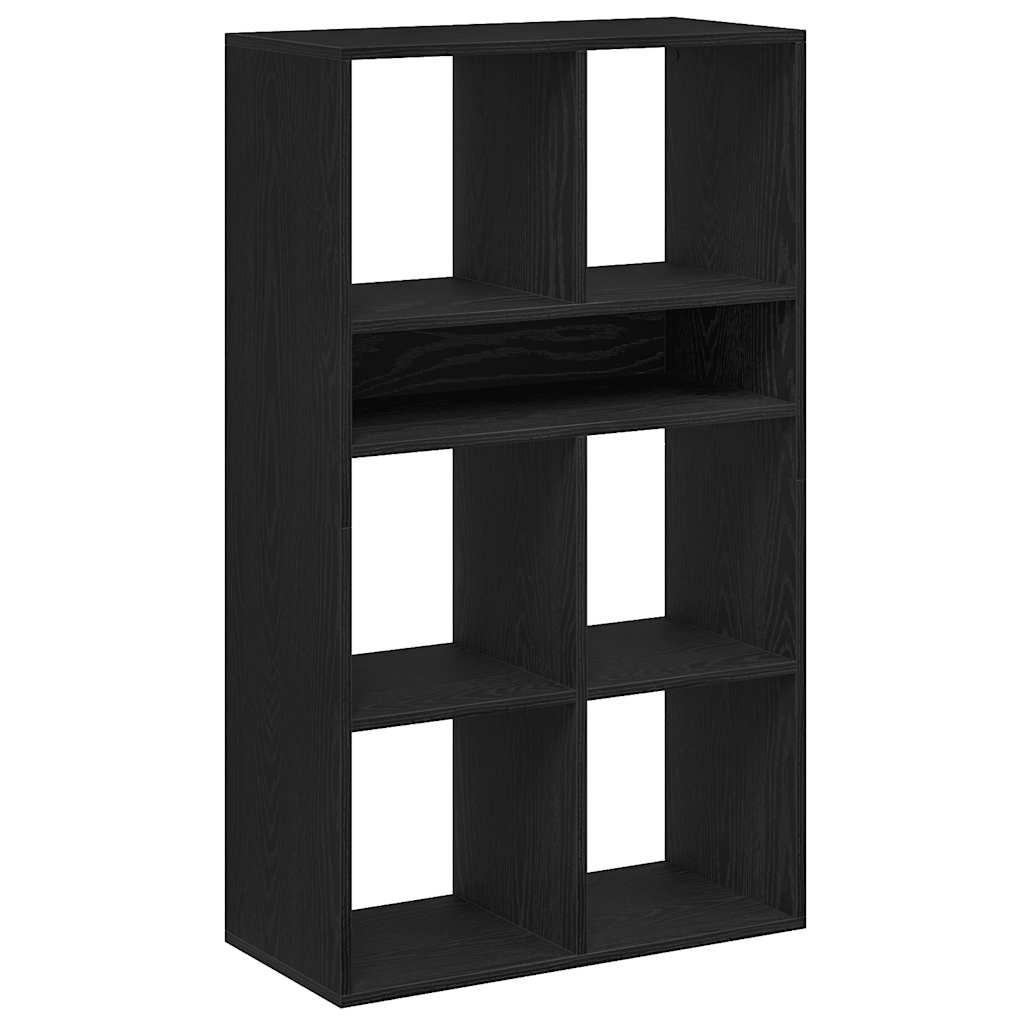 Bokhylle Svart 66x31x112 cm