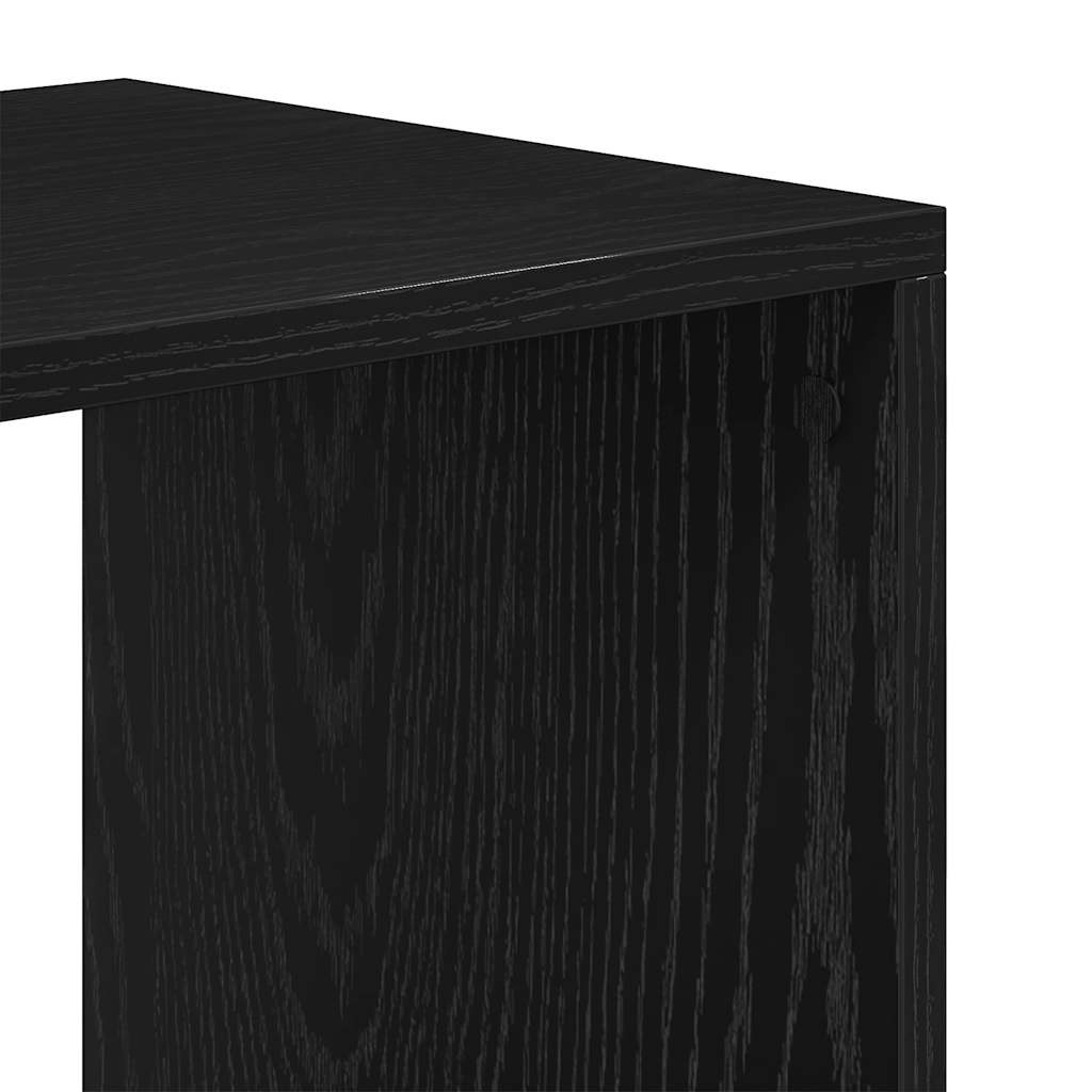 Bokhylle Svart 66x31x112 cm