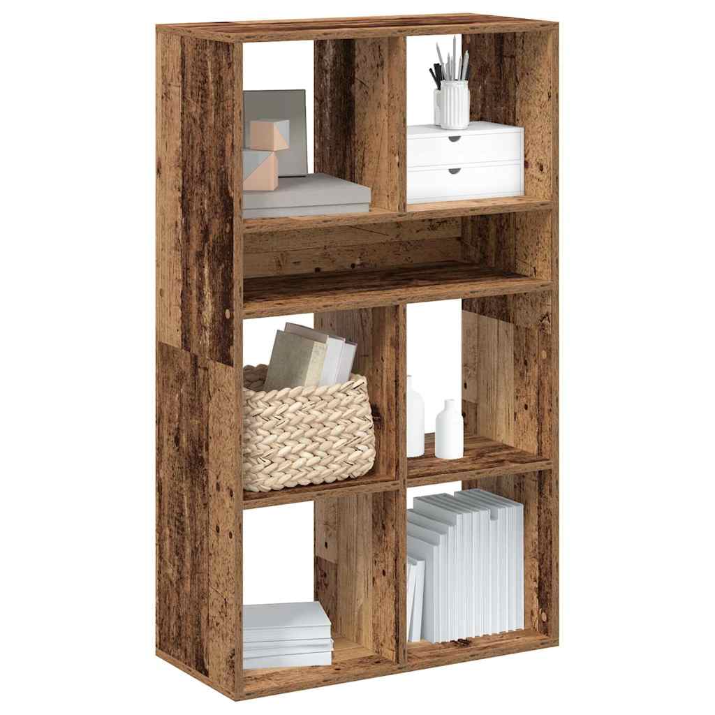 Bokhylle Gammelt Tre 66x31x112 cm