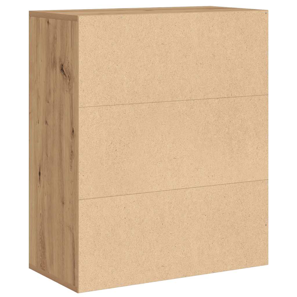 Bokhylle artisan eik 60x30x71,5 cm konstruert tre