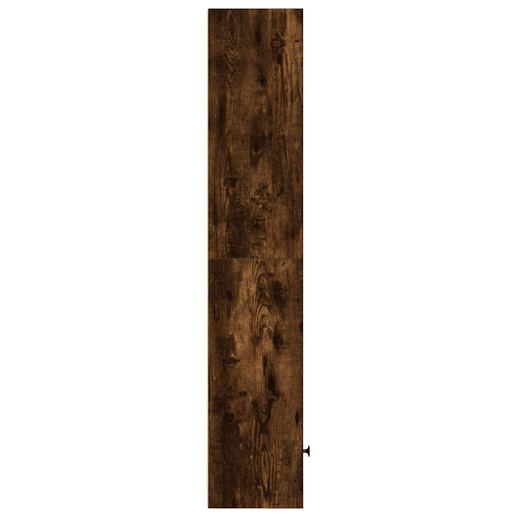 Bokhylle Røkt Eik 31x24x127 cm