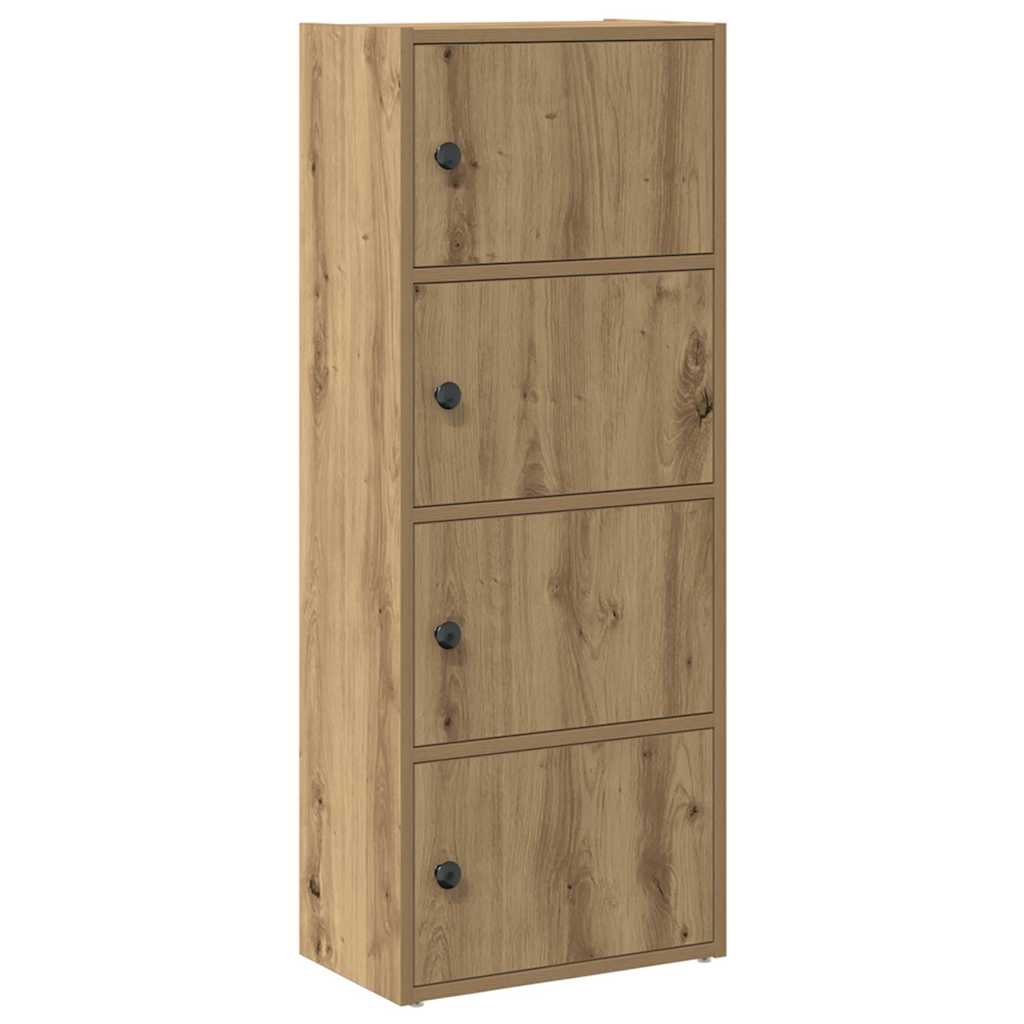 Bokhylle artisan eik 40x24x102 cm konstruert tre