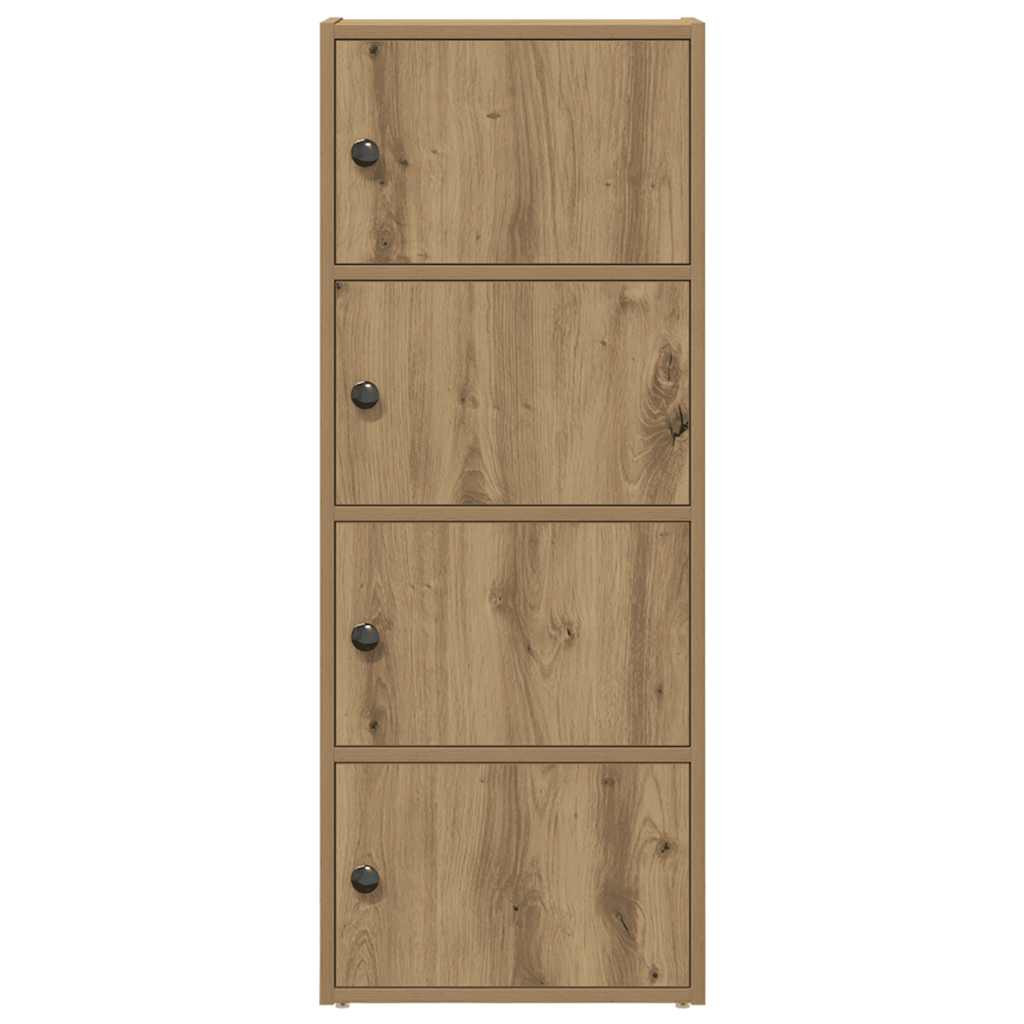 Bokhylle artisan eik 40x24x102 cm konstruert tre