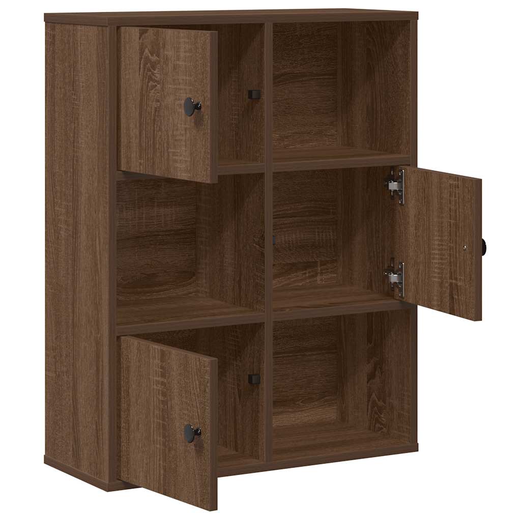 Bokhylle Brun Eik 60x24x76,5 cm