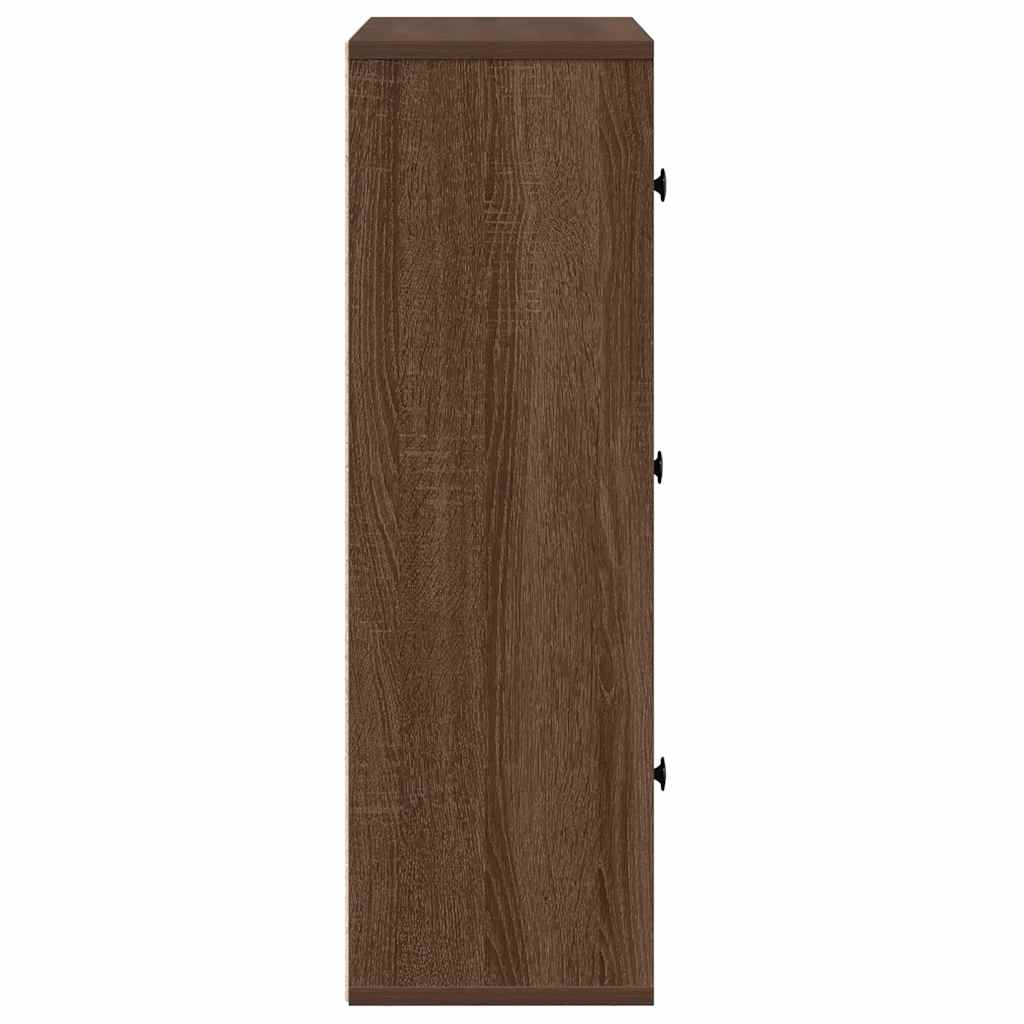 Bokhylle Brun Eik 60x24x76,5 cm