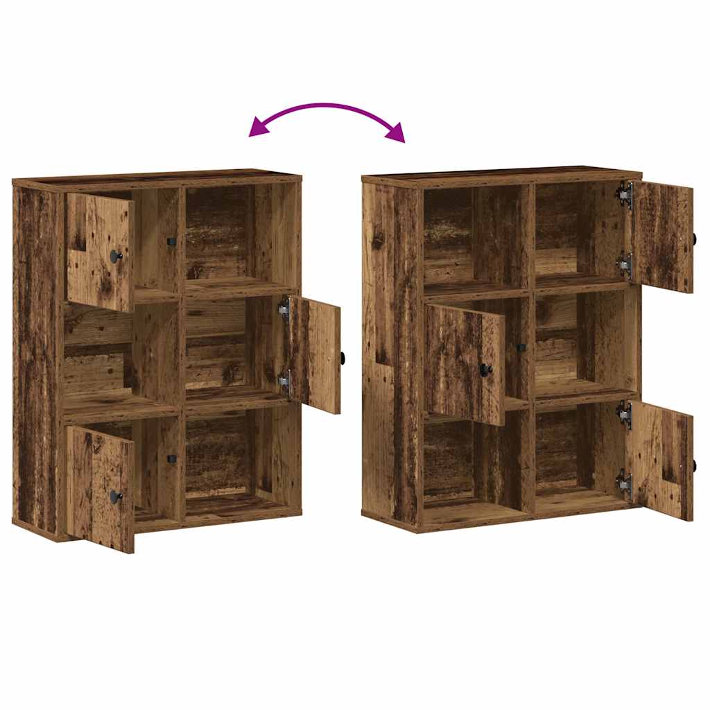 Bokhylle Gammelt Tre 60x24x76,5 cm