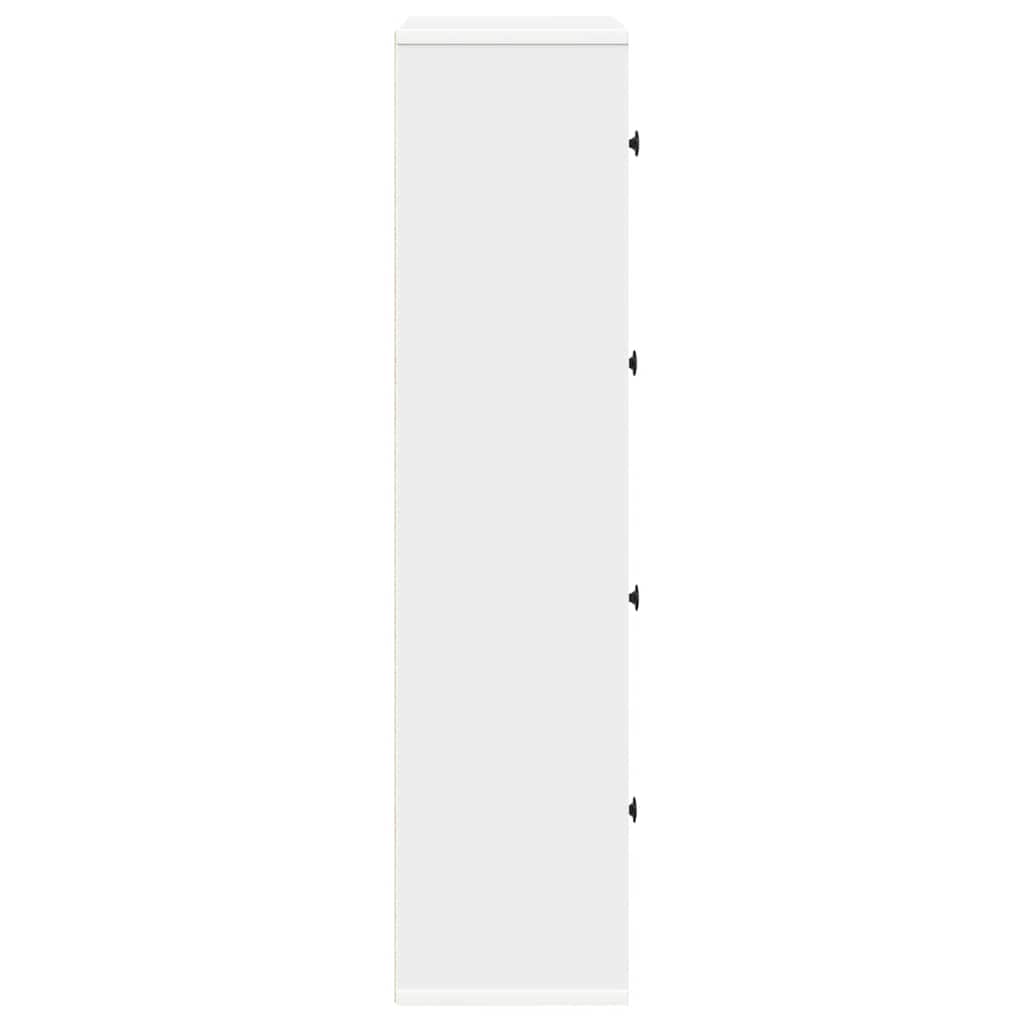 Bokhylle Hvit 60x24x101,5 cm