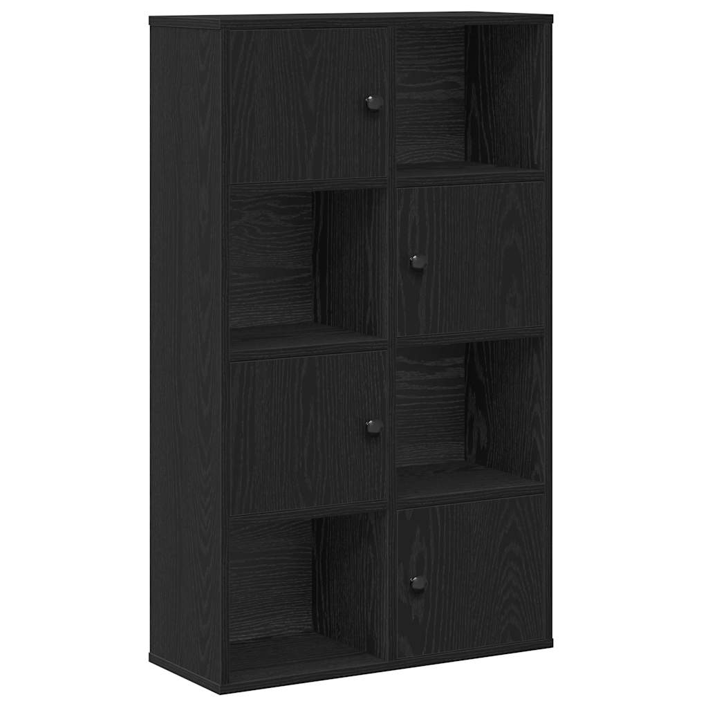 Bokhylle Svart Eik 60x24x101,5 cm
