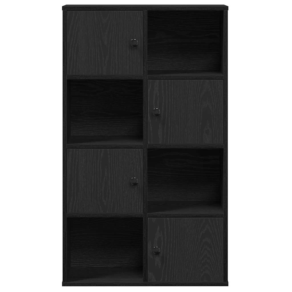 Bokhylle Svart Eik 60x24x101,5 cm