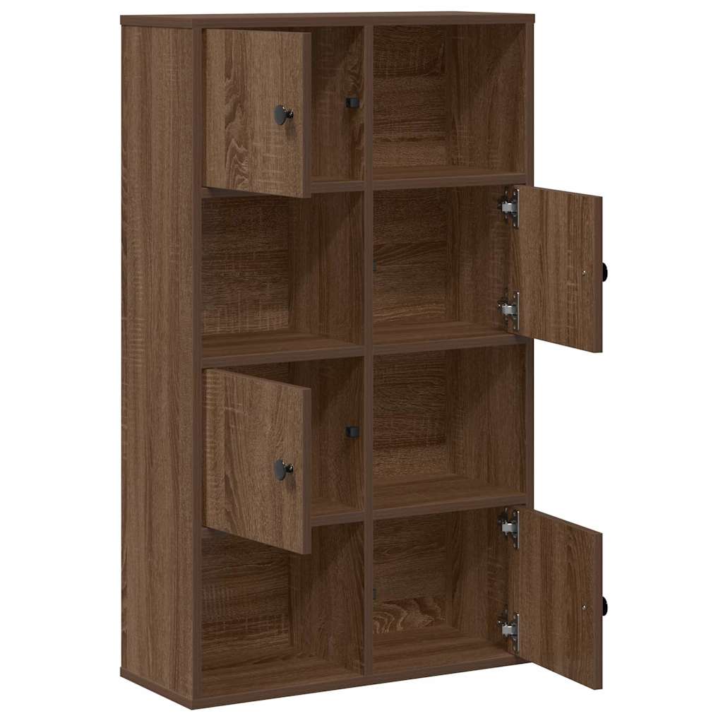 Bokhylle Brun Eik 60x24x101,5 cm