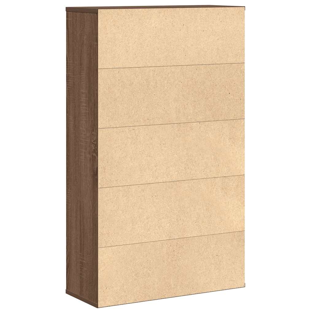 Bokhylle Brun Eik 60x24x101,5 cm