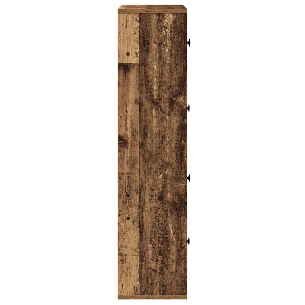 Bokhylle Gammelt Tre 60x24x101,5 cm