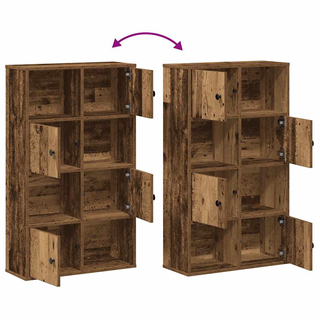 Bokhylle Gammelt Tre 60x24x101,5 cm