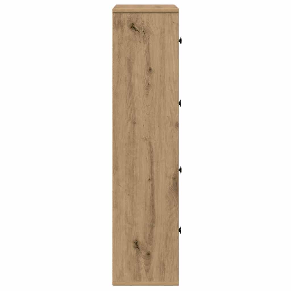 Bokhylle Brun Eik 60x24x101,5 cm