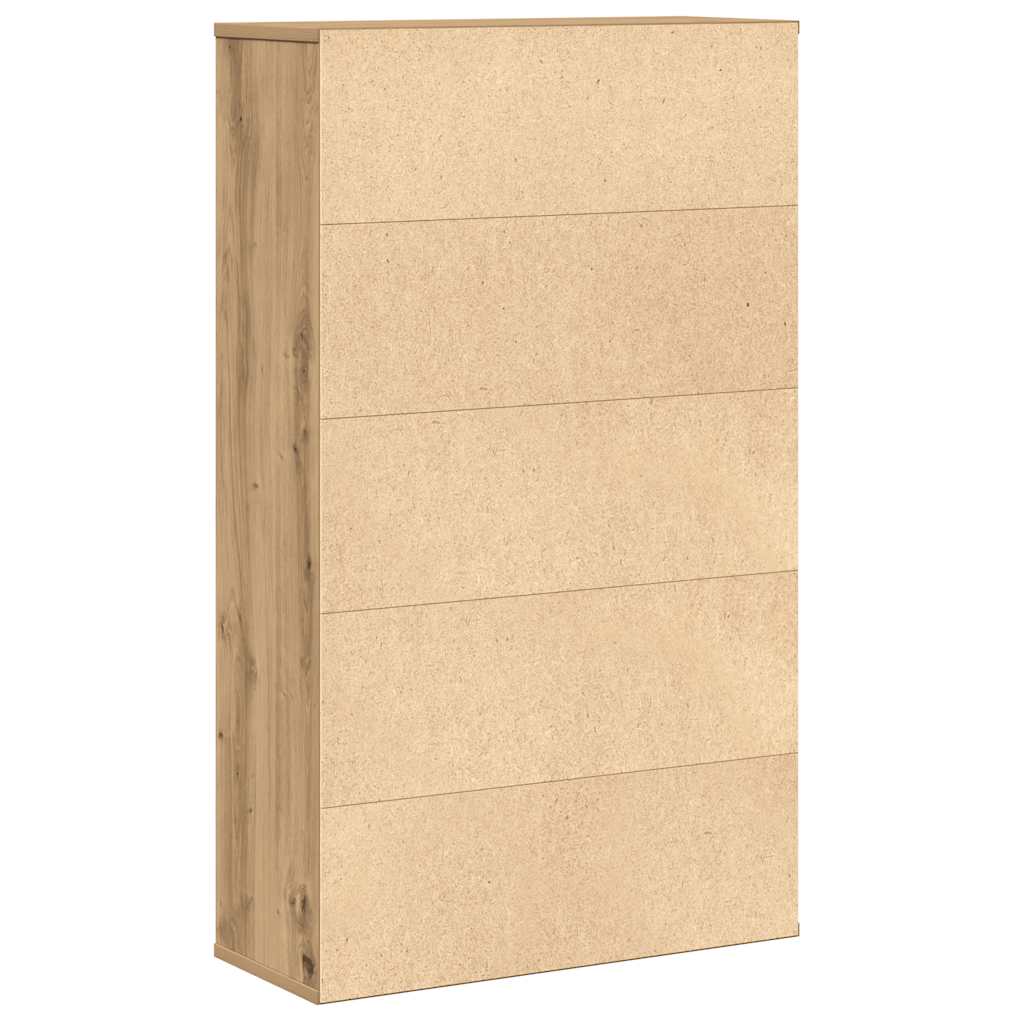 Bokhylle Brun Eik 60x24x101,5 cm